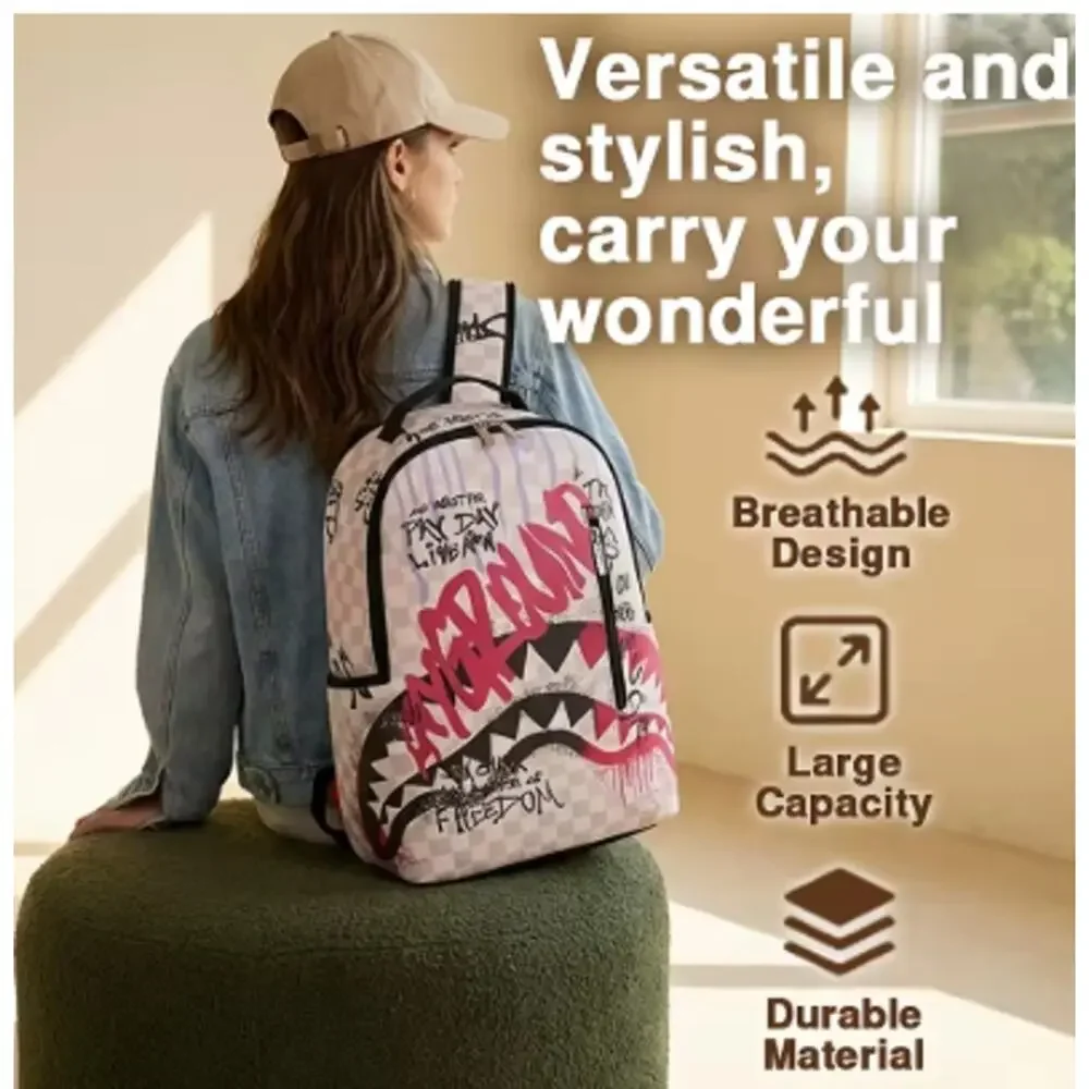 Rayground Spray Painted Looking Backpack